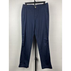 J.‎ Crew Navy Blue Women’s Chino Straight Leg 100% Cotton Pants Size 2